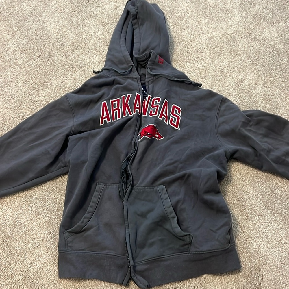 Arkansas Zip-Up Hoodie